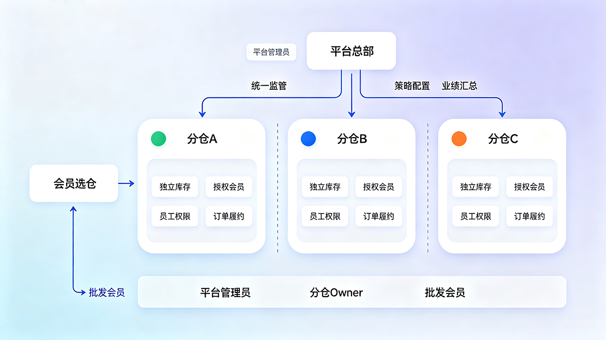 多分仓与库存